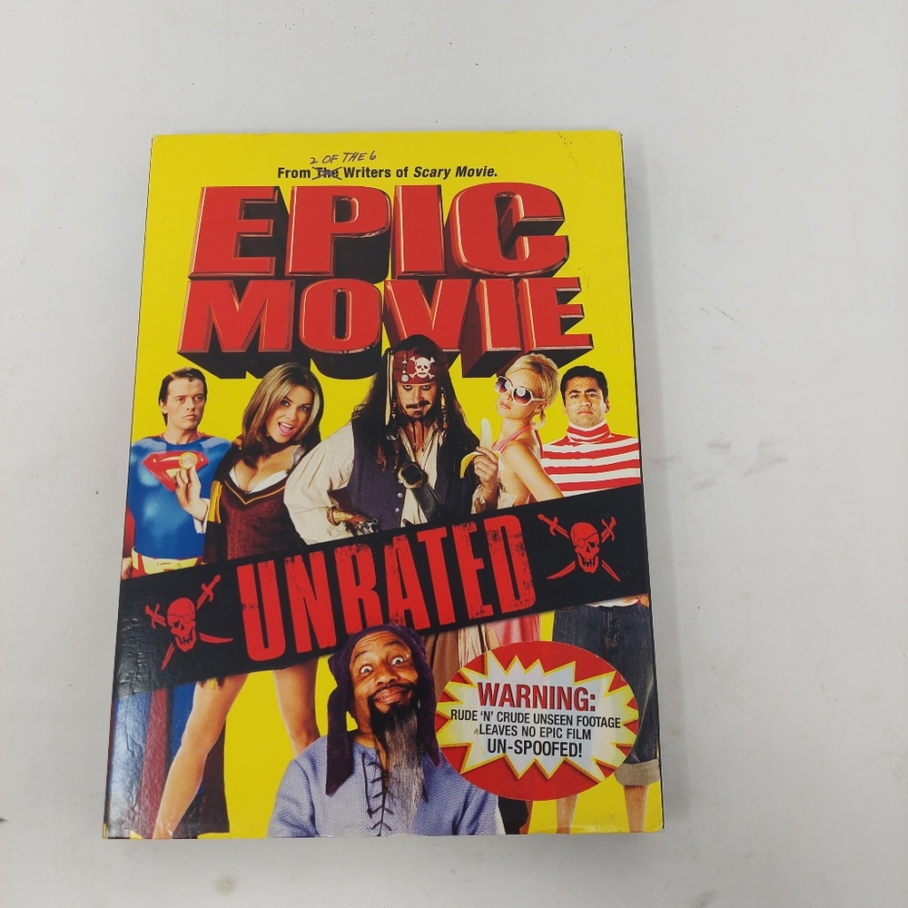 Epic Movie (DVD, 2007, Unrated Version) Spoof Comedy Adventure Fantasy Movie